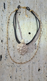 Roman Blck Leather and Steel