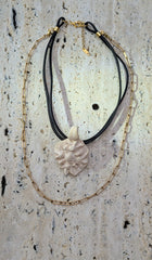 Roman Blck Leather and Steel