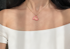 Pink Porcelain Heart
