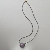 Porcelain Spheric Round Statement Charm Pendant for Stylish Trendy Women