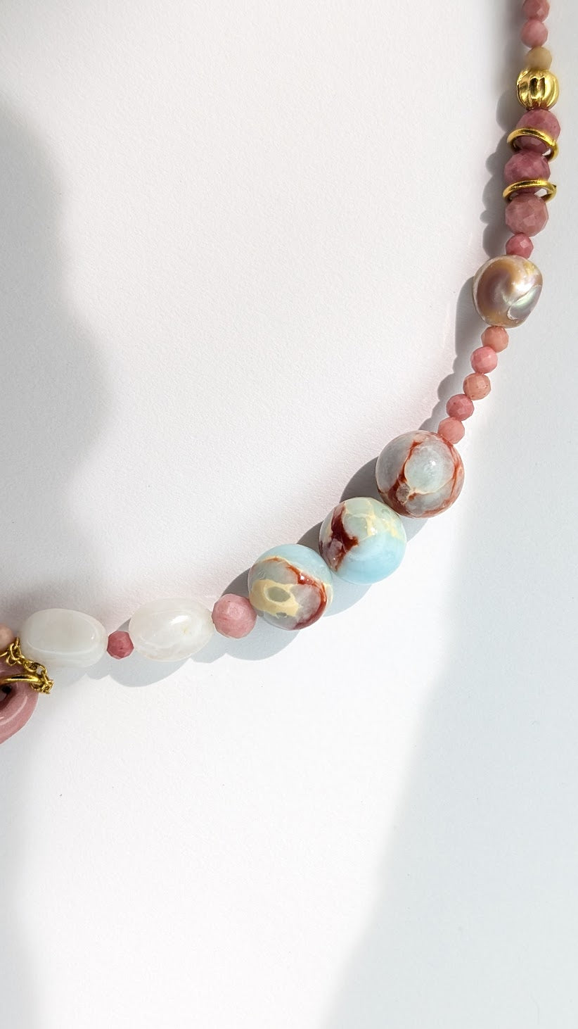 Beaded Pinks
