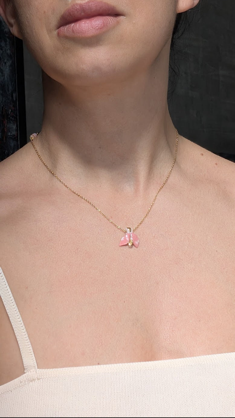 Two Necklaces Layerd Moth