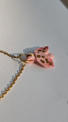 Golden Dot Pink Moth