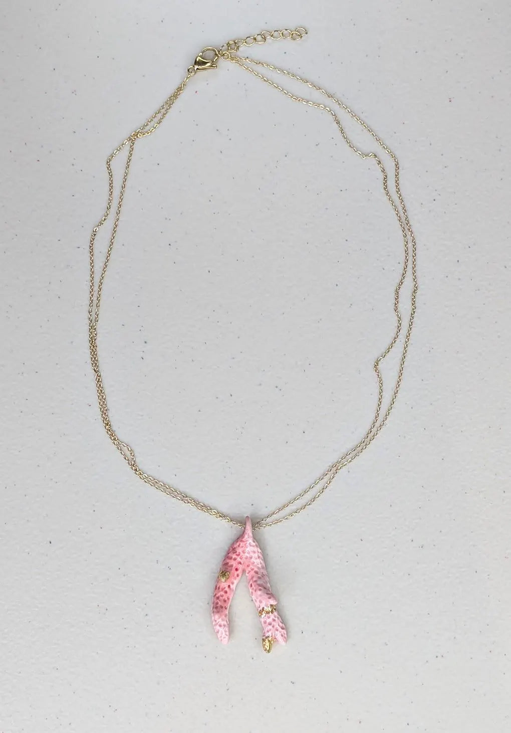 Hand Crufted Coral Charm - Nture Inspired Jewelry