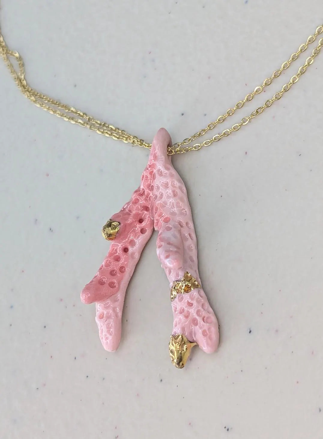 Hand Crufted Coral Charm - Nture Inspired Jewelry